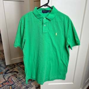 Polo Ralph Lauren Classic Fit Cotton Mesh Polo Shirt in Lifeboat Green